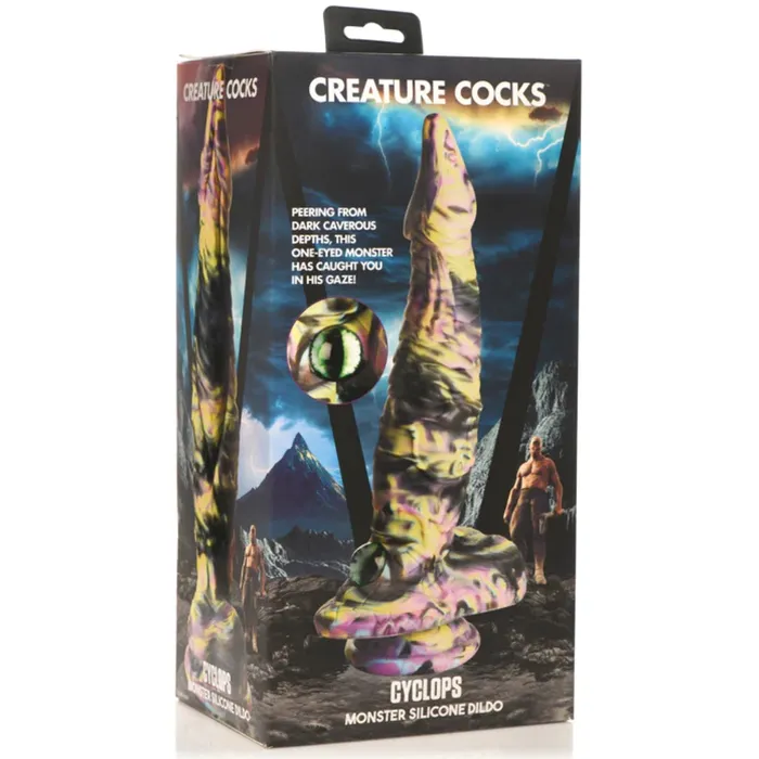 Creature Cocks Dildos Creature Cocks Cyclops Monster Silicone Dildo Multi Colour