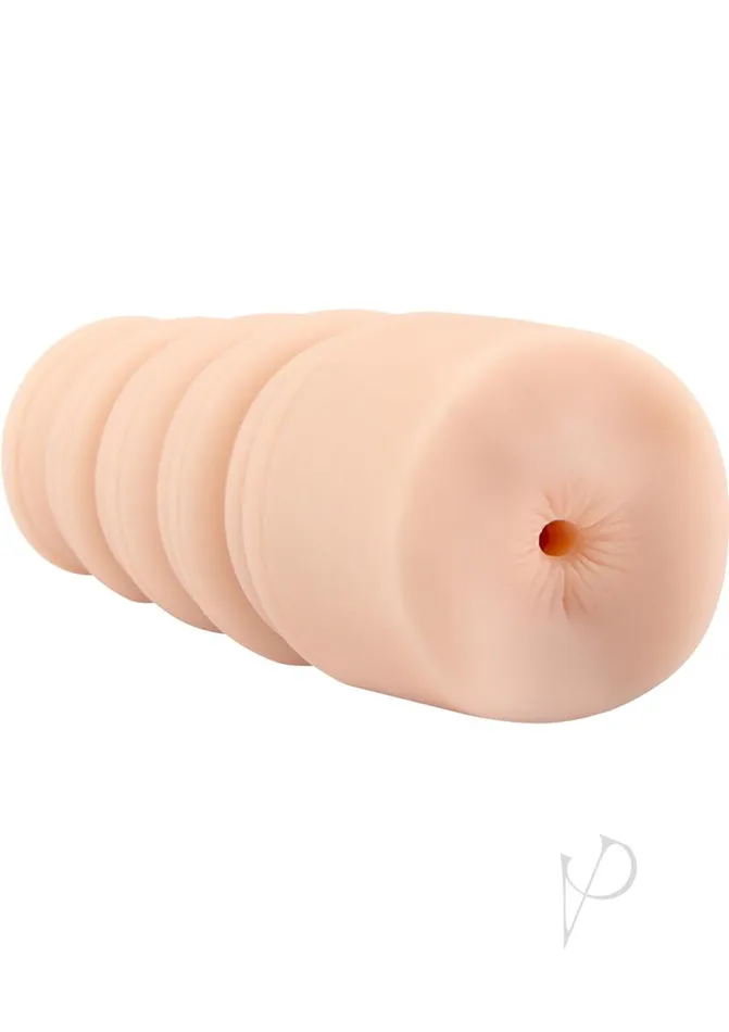 Hustler Vibrating Anal Stroker with Bullet and Wired Remote Control Vanilla Hustler Toys Male Sex Toys