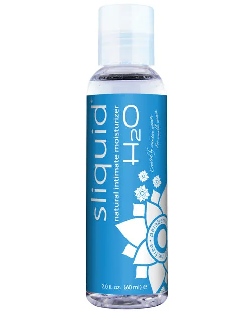 Sexual Health Wellbeing Sliquid Sliquid Natural H2O Water Based Lubricant 2oz Sexual Health Wellbeing Sliquid Sliquid Natural H2O Water Based Lubricant 2oz