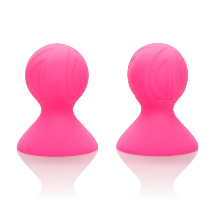 CalExotics Couples Nipple Play Silicone Pro Nipple Suckers Pink