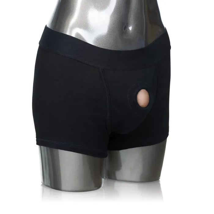 CalExotics Female Sex Toys Packer Gear Black Boxer Brief Harness 2xl3xl