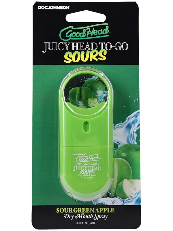 Doc Johnson Male Sex Toys GoodHead Juicy Head Dry Mouth Spray ToGo Sour Green Apple 30 fl oz Doc Johnson Male Sex Toys GoodHead Juicy Head Dry Mouth Spray ToGo Sour Green Apple 30 fl oz