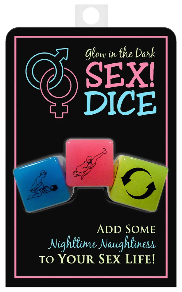 Kheper Games Female Sex Toys GlowintheDark Sex Dice