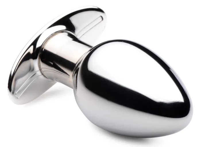 Male Sex Toys Chrome Blast 7X Rechargeable Butt Plug with Remote Control Large XR Brands